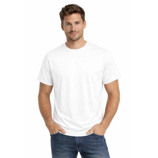 Męska koszulka T-shirt 100% miękka bawełna biała roz. M – koszulka t-shirt – odzież robocza dla gastronomii